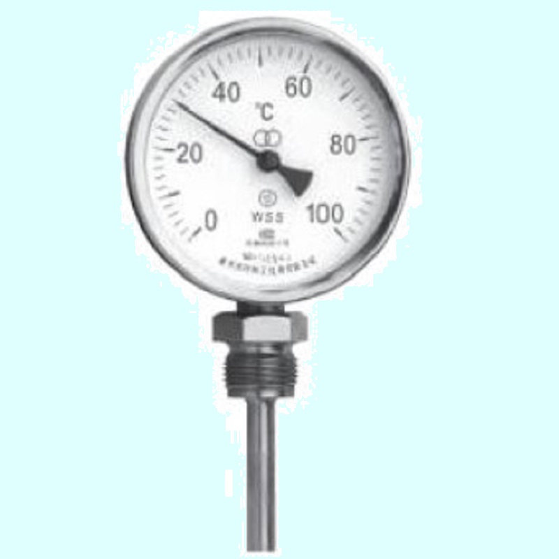 常州双环双金属温度计WSS511径向,表面150mm,0-500℃,精度1.5级